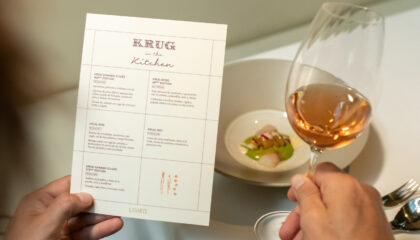La nueva edición de Krug in the Kitchen llega a Barcelona de la mano de Paolo Casagrande y Lasarte.